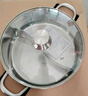 苏泊尔SUPOR 304不锈钢直型火锅加厚鸳鸯锅30CM电磁炉汤锅 ET30AAS03 实拍图