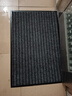 居拾忆 条纹防滑垫加厚进门脚垫厨房地垫吸水防滑耐脏入户门垫蹭脚地毯 灰色七条纹60*90cm 实拍图