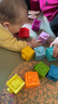 Hape(德国)婴儿童拼插玩具大颗粒易抓握软胶浮雕积木新年礼物E8365 实拍图