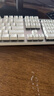 达尔优（dareu）EK810双模无线键盘 机械键盘 笔记本电脑游戏键盘 2.4G办公键盘长续航 104键 白色茶轴 实拍图