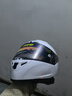 GSB摩托车头盔冬季防冻保暖男女盔3C电动车摩托车通勤竞速头盔gsb361 珍珠白配透明镜片+顺丰快递 L（建议55-56头围） 实拍图