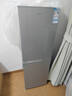 荣事达（Royalstar）小冰箱小型家用出租房双门一级能效宿舍冷藏冷冻两用节能电冰箱 126A163【一级能效】【三天不到1度电】银 实拍图