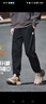 安踏加绒运动长裤卫裤男士KT系列冬季针织宽松休闲收口束脚裤子男 实拍图