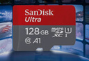 闪迪（SanDisk）128GB TF（MicroSD）内存卡 A1 U1 C10 至尊高速移动版存储卡 读速140MB/s 手机平板游戏机内存卡 实拍图
