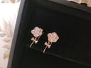 阿吉豆耳钉女山茶花系列珍珠花卉耳环优雅百搭新年礼物送女友老婆 实拍图