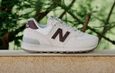 NEW BALANCE NB574官方休闲鞋女鞋复古舒适秋冬透气网鞋礼物轻便百搭运动鞋 米白色 WL574RCF 39 (脚长25cm)尺码详询客服 实拍图