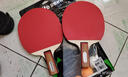 得力（deli）&安格耐特一星训练乒乓球拍训练专用反胶 直拍对拍 实拍图