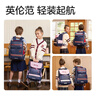 得力（deli）得力小学生书包男女孩英伦风超轻大容量减负背包BB162升级款 粉色 实拍图
