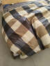 新疆棉花被子棉被可拆洗被芯+被套单人宿舍春秋被加厚保暖冬被褥 蓝灰大格 【A类裸睡级】 150x200cm总重约5斤 【冬被】 实拍图