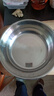 【不锈钢】和面盆厨房烘焙家用火锅盆洗菜打蛋汤锅盆醒面盆料理盆 32cm【热卖款】不锈钢 和面盆 实拍图