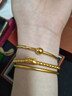 周生生新年礼物足金光面黄金手镯传承素圈圆棍90194K计价06圈11.9克 实拍图