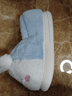 Hello Kitty女童棉鞋冬儿童室内家居鞋小孩保暖亲子棉拖鞋 玉贵狗蓝 38-39码 实拍图