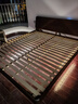 源氏木语全实木床现代简约橡木多功能主卧大床北欧风小户型卧室夜灯双人床 橡木胡桃色高铺1.8*2m无垫 实拍图