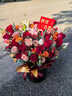 冉子花坊鲜花速递同城配送向日葵混搭抱抱桶玫瑰送女友爱人生日礼物真鲜花 健康幸福 实拍图