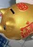 美纳美金猪存钱罐新年春节送礼礼物只进不出儿童陶瓷储蓄罐储钱罐大容量 【可存可取款】福气猪-送金垫 8寸-长宽高【22*19*16】存6万 实拍图