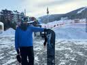 希飞碳纤维滑雪板单板全地域全能板加强雪板成人滑雪装备滑板 碳纤维滑雪板-科技黑 153cm 实拍图