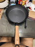 京东京造 平底锅 煎锅无涂层煎蛋牛排烤盘早餐平底燃气【进口极铁】26cm 实拍图