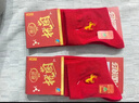 浪莎本命年大红袜子男纯棉马年结婚喜庆过年大红色中筒男袜全棉女袜 实拍图