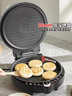 利仁（Liven）2025新款小铁人电饼铛精铁0涂层家用32规格加大36mm加深盘可调火双面加热电饼档烙饼锅LR-XTR3281 实拍图