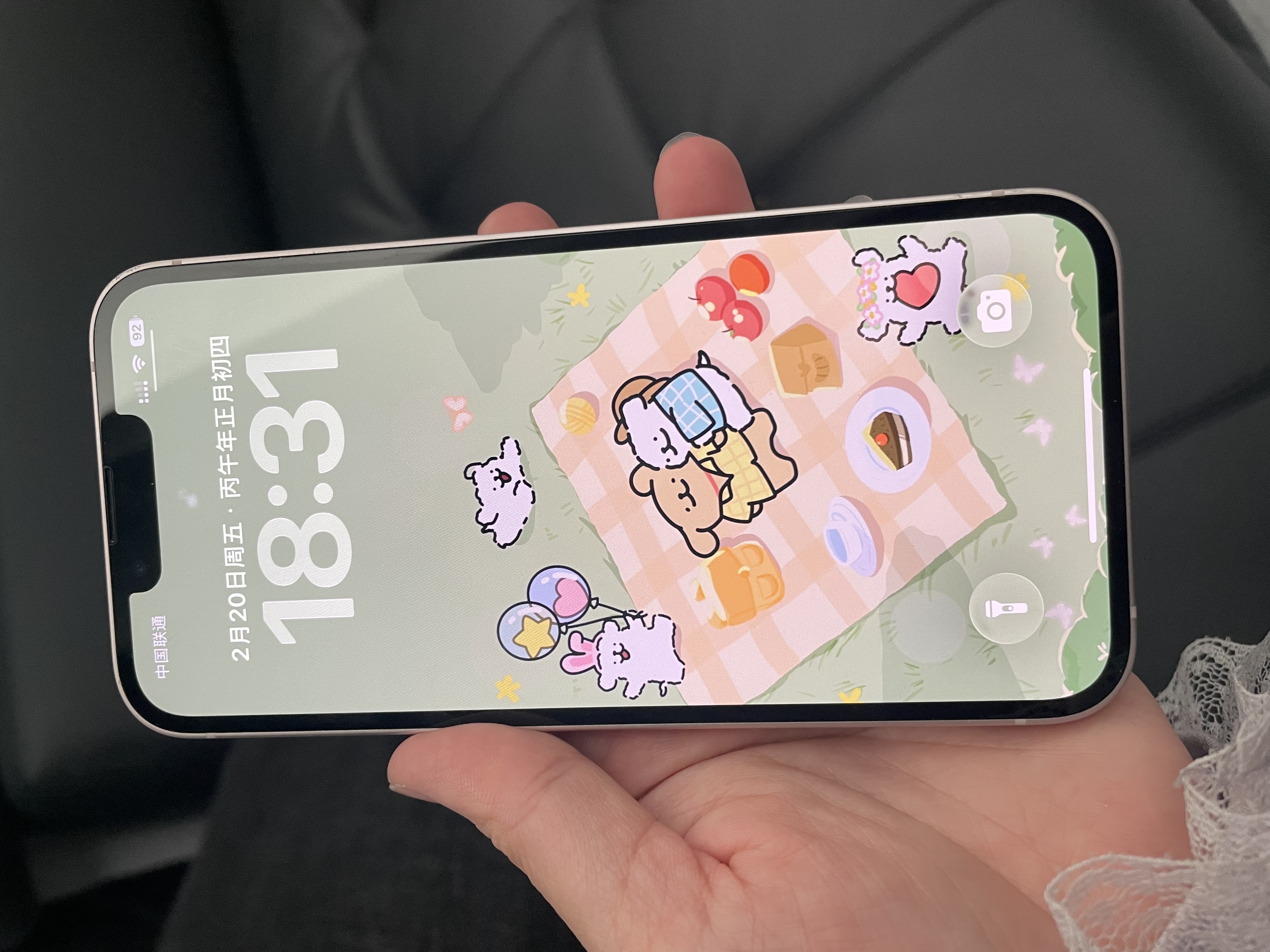 Apple 苹果13 iPhone 13 移动联通电信苹果5G 二手手机  国行国行补贴 粉色 512G 实拍图