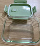 希乐扣Cilock玻璃饭盒上班族带饭 微波炉加热专用碗餐盒便当盒保鲜盒中长700ml 实拍图