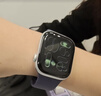 Apple/苹果 【情人节】Watch S11 智能手表GPS款42毫米银色铝金属表壳雾紫色运动型表带S/M 实拍图