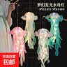 发光玩具网红爆款成品手提梦幻炫彩水母灯笼夜市地摊摆摊儿童幻彩 混色3套（成品+杆子） 实拍图