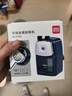 得力（deli）粗细可调节学生削笔机/卷笔刀 金属材质转笔刀削笔刀 儿童学生文具考试生日开学礼物蓝色  实拍图