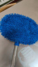 悦卡洗车拖把 汽车掸子擦车拖把刷车刷子软毛工具用品可伸缩洗车刷-蓝 实拍图