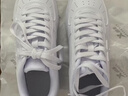 特步情侣男女板鞋小白鞋空军一号冬季革面保暖运动板鞋休闲鞋 实拍图