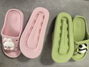 土豆屋儿童拖鞋中大童小孩室内外防滑软底凉拖鞋 熊猫绿色38码 实拍图