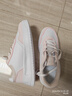 乔丹女鞋板鞋皮面小白鞋厚底增高革面休闲鞋女款运动鞋 实拍图