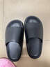 优调拖鞋女厚底踩屎感居家室内静音浴室洗澡防滑防臭大码凉拖鞋男夏 极光黑 35-36 (230mm) 实拍图