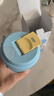乐扣乐扣（LOCK&LOCK）元贝磁弹杯玻璃杯磁吸茶水分离杯子男女户外便携550ml蓝色 实拍图