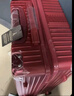 喜朗顿结婚行李箱女方新娘陪嫁箱婚礼酒红色拉杆箱嫁妆密码箱婚嫁皮箱子 酒红色-拉链子母款 24英寸 【需托运】 实拍图