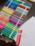 晨光（M&G）文具48色+6支丙烯马克笔易可洗水洗安全防水手绘荧光记号笔涂鸦生日学生礼物水彩笔美育APMU5258 实拍图