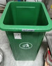 科力邦（Kelibang)100L 户外垃圾桶 大号加厚商用塑料环卫垃圾桶带盖轮工业小区物业翻盖果皮箱 蓝色 单个  实拍图