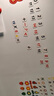 齐富60*90cm白板贴墙磁性家用可移除不伤墙自粘涂鸦墙面磁吸画板儿童小黑板贴墙画画教学可擦软白板 实拍图