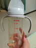 贝亲（Pigeon）自然离乳 PPSU重力球吸管双把手奶瓶 330mL 12月+ AA253 实拍图