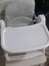 apramo安途美宝宝餐椅儿童餐桌椅可折叠便携椅子婴儿餐椅升级款海盐灰 实拍图