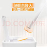妙洁 一次性马桶刷  含本体共7个替换头 可壁挂 即用即抛 橘油去污 实拍图