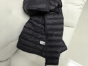 京东京造【air+零压排骨羽绒】轻薄羽绒服男外套冬90鸭绒连帽 曜石黑M 实拍图