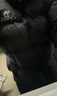 骆驼羽绒服防泼水鸭绒男女加厚户外防寒冬季面包服 黑色 男女同款,7674B M 实拍图