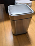 洁安惠（JAH）不锈钢垃圾桶 10L智能感应垃圾桶带盖客厅厨房卫生间厕所带垃圾袋 实拍图