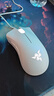 雷蛇（Razer）炼狱蝰蛇标准版有线鼠标 人体工学  电竞游戏 右手通用型 吃鸡/LOL/CS GO游戏鼠标 白色 实拍图