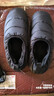 京东京造【甄选羽绒】棉拖鞋居家户外抗寒加厚室内防滑男士夜色黑40-41 实拍图