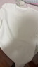 拇指白小T热力加厚加绒长袖T恤秋冬新款保暖百搭打底衫 男款白色 L 实拍图