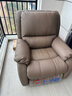 芝华仕（CHEERS）头等舱皮单椅智能椅真皮沙发客厅电动功能可躺摇芝华士k621 【轻奢/头层皮】檀影咖-电动躺-升级可摇款 优先发货（详询客服）（功能架10年质保） 实拍图