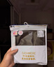 优衣库HEATTECH EXTRA WARM混纺圆领T恤/9分袖男装9%羊绒481441 487483/09黑色 L 实拍图