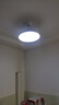 欧普照明（OPPLE）风扇灯吊扇灯24瓦LED照明低噪音餐厅卧室吊灯灯具包安装 冰风白 实拍图